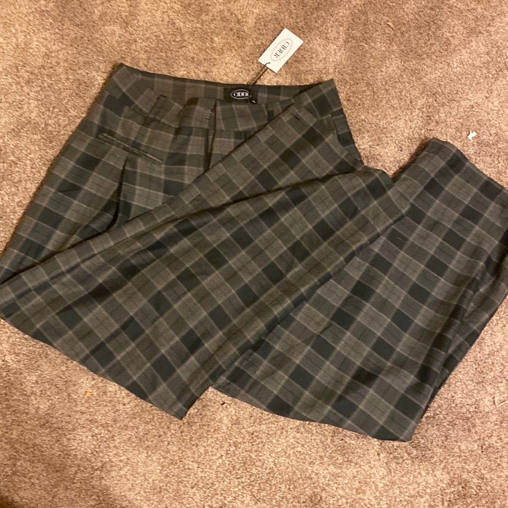 plaid slacks